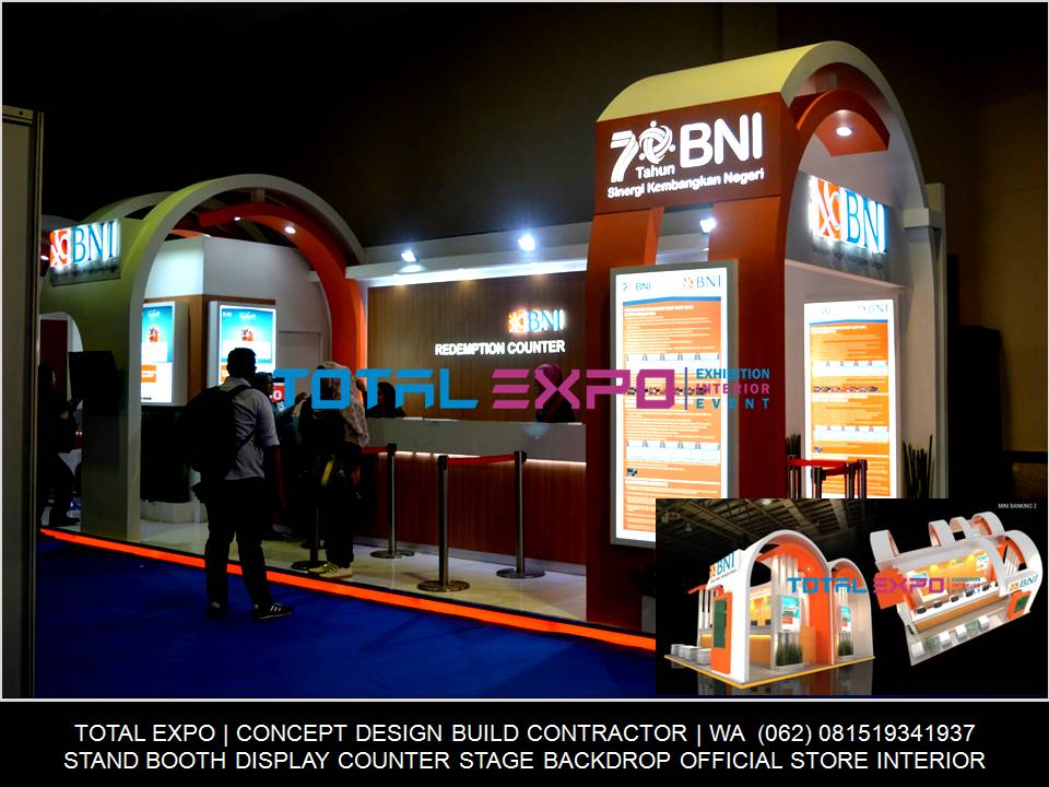 Booth Stand Pameran BNI Bank Jasa Pameran Booth Exhibition