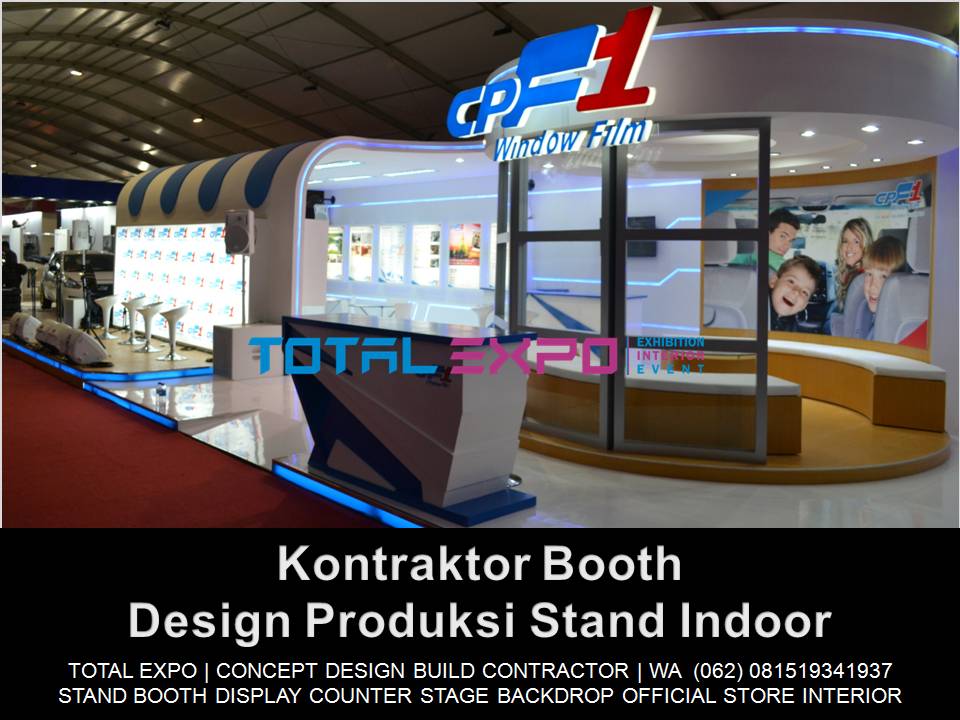 Jasa Kontraktor Pameran Booth Design Produksi Stand Indoor Special Design Exhibition Contractor