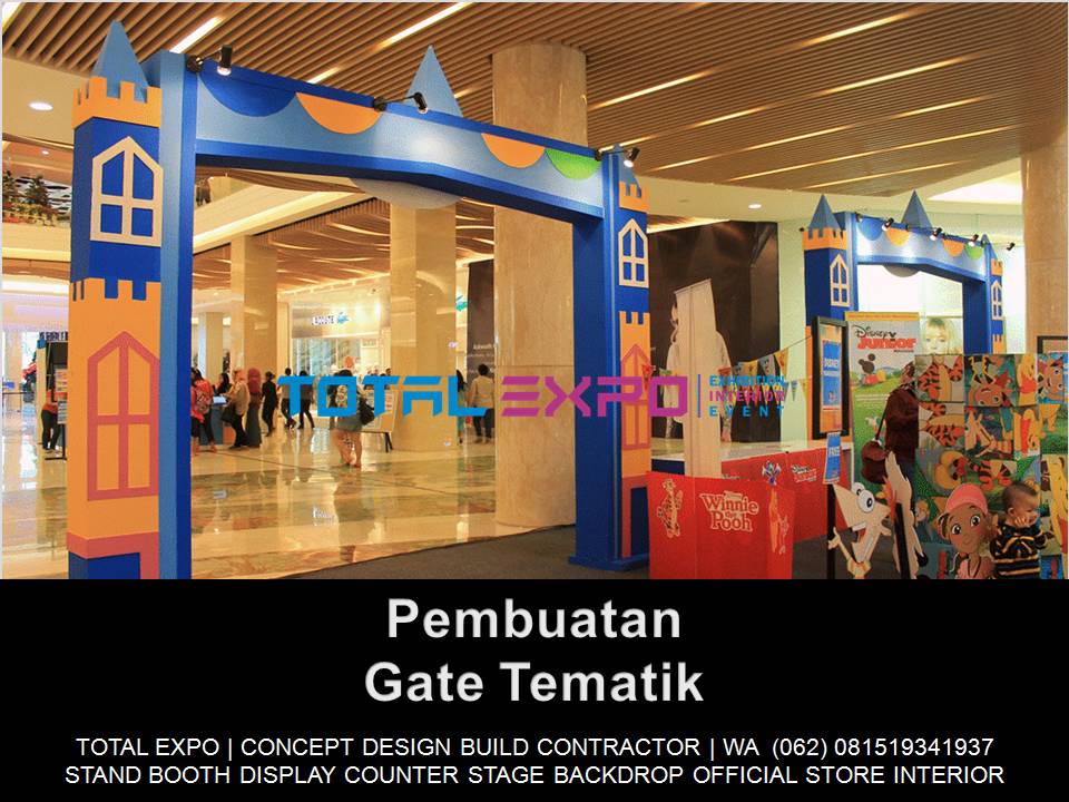 Jasa Rental Sewa Gate Pembuatan Gate Stand Pameran Event Acara Kontraktor Booth Buat Bikin Gate